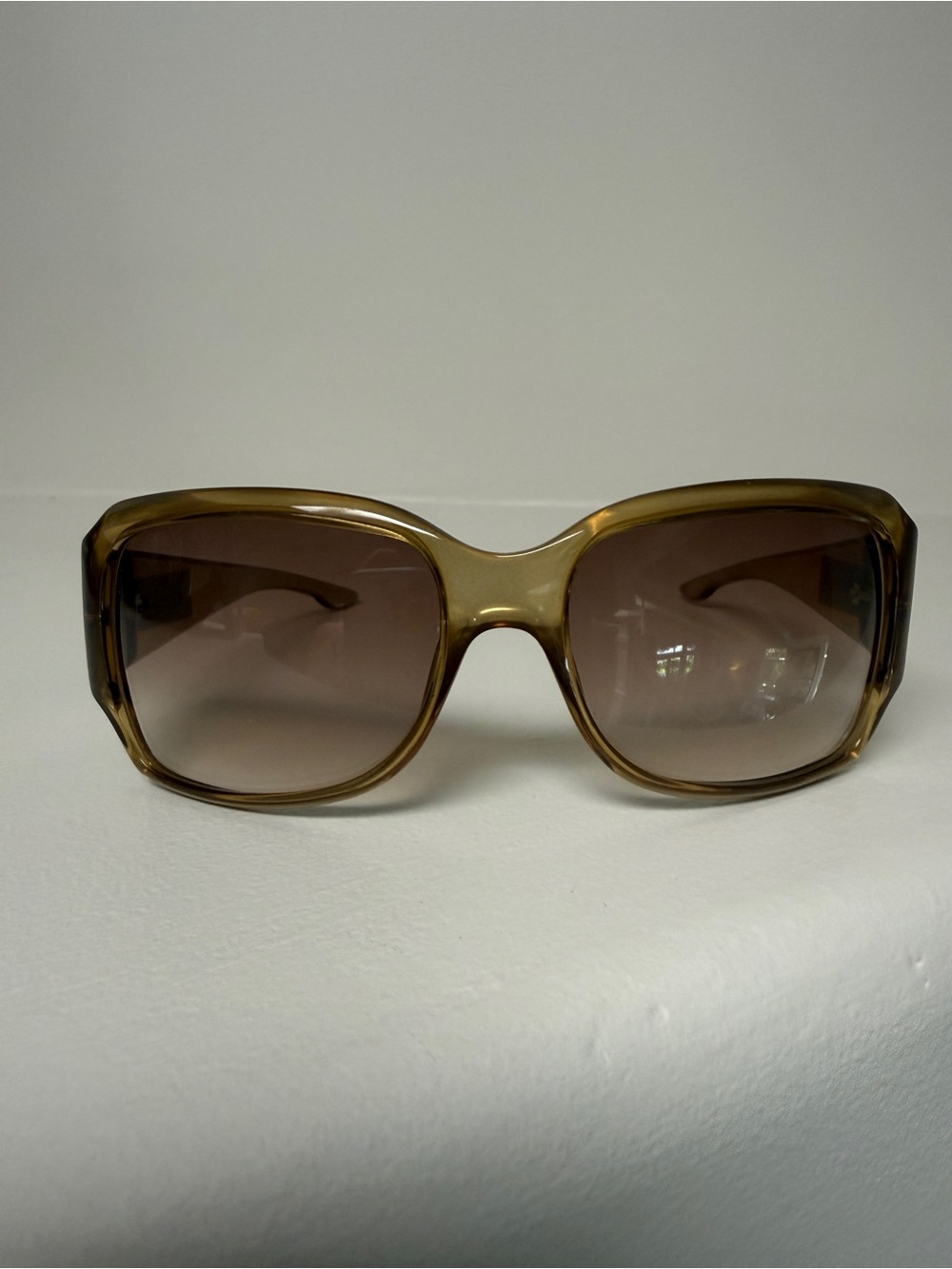Christian Dior Night 3 WG8 Oversized Sunglasses 59-17 115 Gold Brown